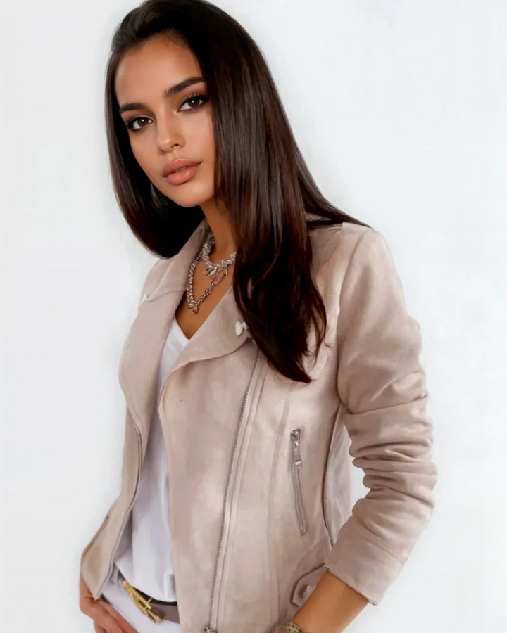 Idona – Elegant Suede Coat