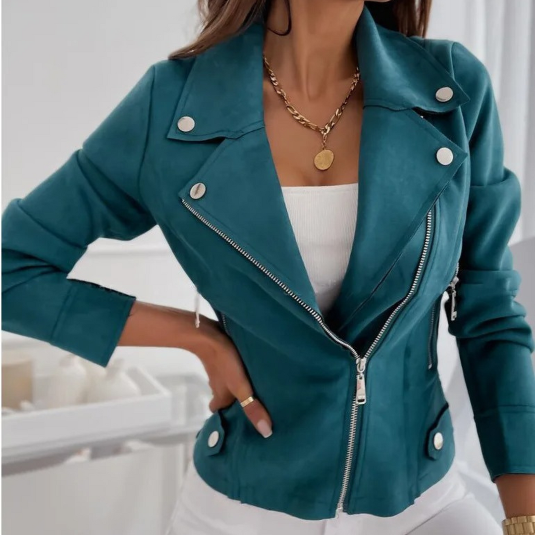 Idona – Elegant Suede Coat