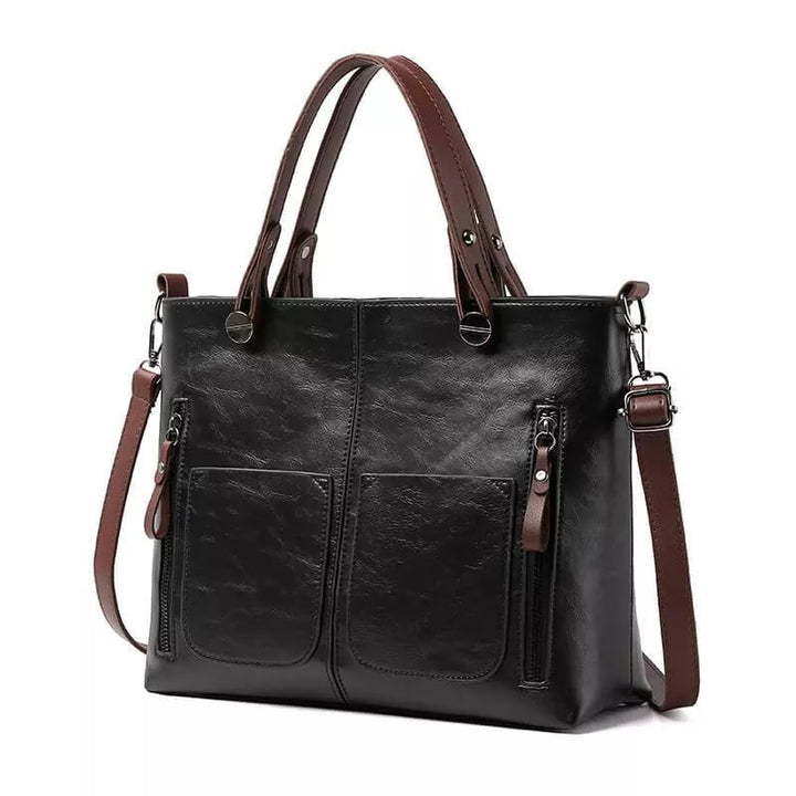 Raya Vintage Leather Shoulder Bag