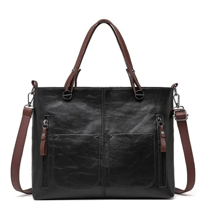 Raya Vintage Leather Shoulder Bag