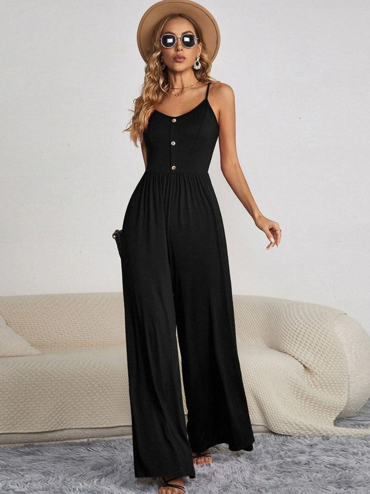 Romy - Comfortable Cotton Jumpsuit