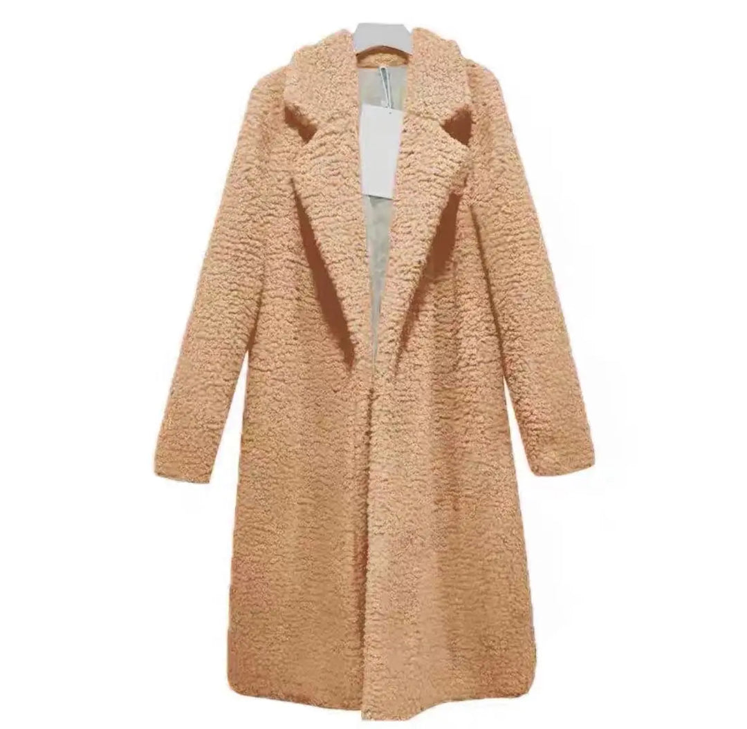 Hannah - Autumn & Winter Casual Long-Sleeved Solid Color Suit Collar Jacket