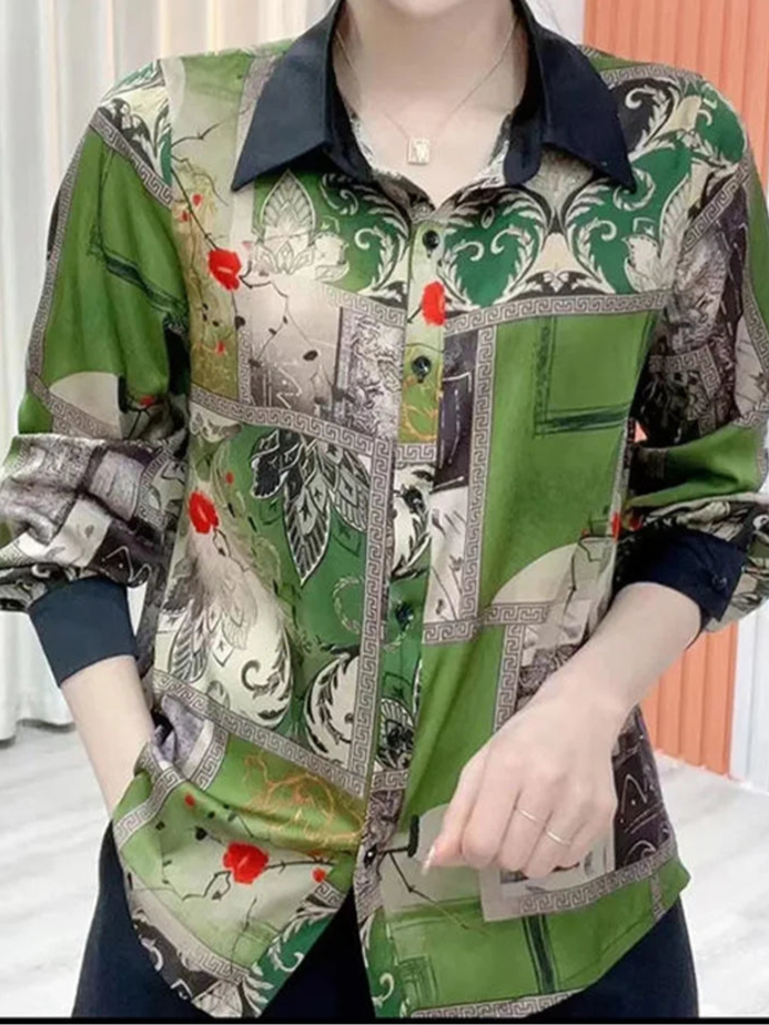 Maya - Trendy Spring & Autumn Women's Shirt