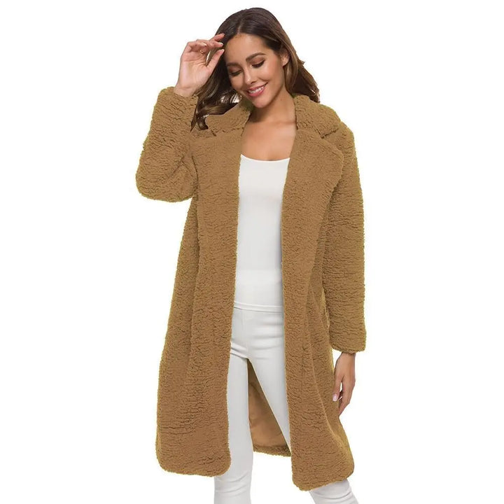 Hannah - Autumn & Winter Casual Long-Sleeved Solid Color Suit Collar Jacket