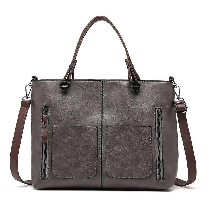 Raya Vintage Leather Shoulder Bag