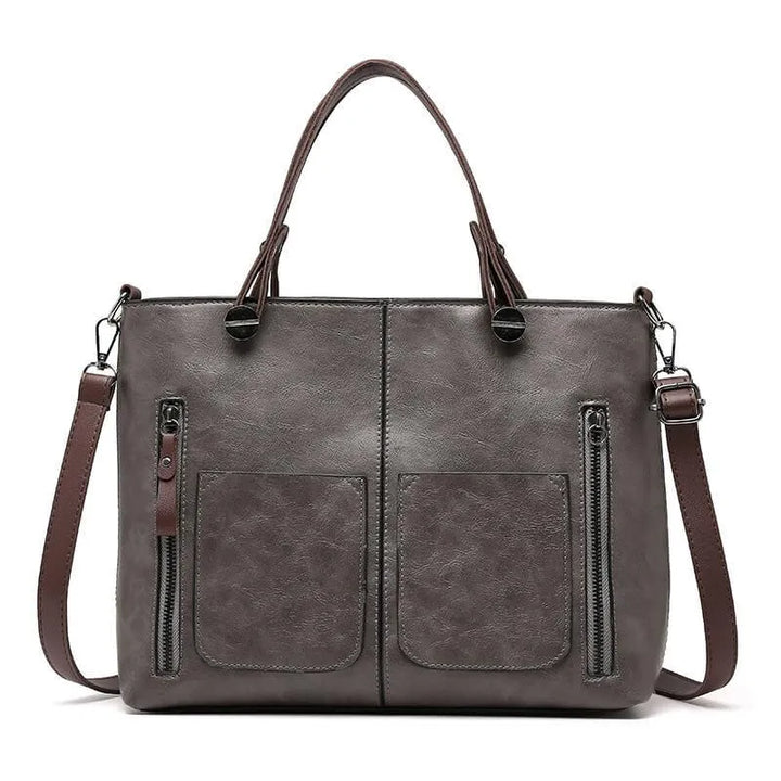 Raya Vintage Leather Shoulder Bag