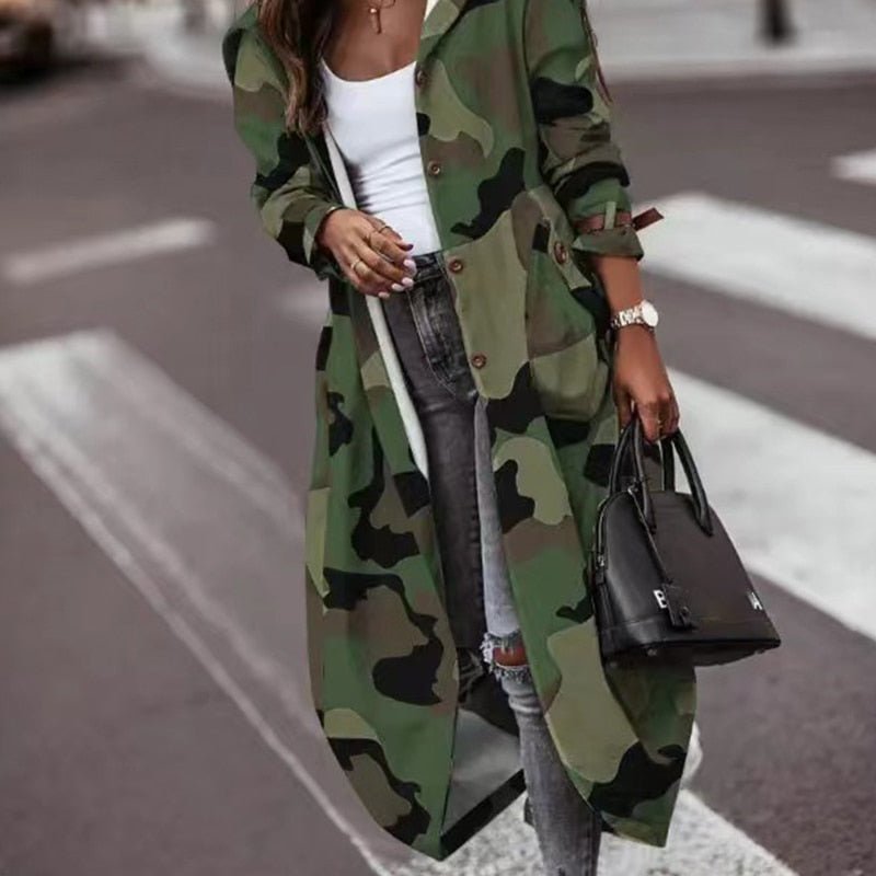 Tomaxo – Classic Trench Coat for Effortless Elegance