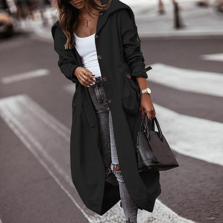 Tomaxo – Classic Trench Coat for Effortless Elegance
